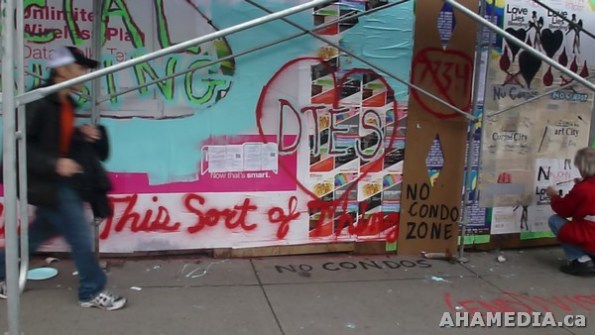 38 AHA MEDIA films at DTES Block Party to Block Condos in Vancouver