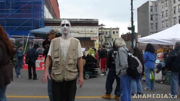 54 AHA MEDIA films at DTES Block Party to Block Condos in Vancouver