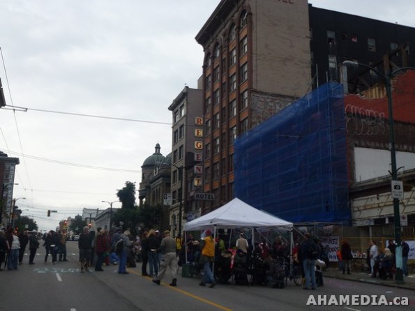 63 AHA MEDIA films at DTES Block Party to Block Condos in Vancouver