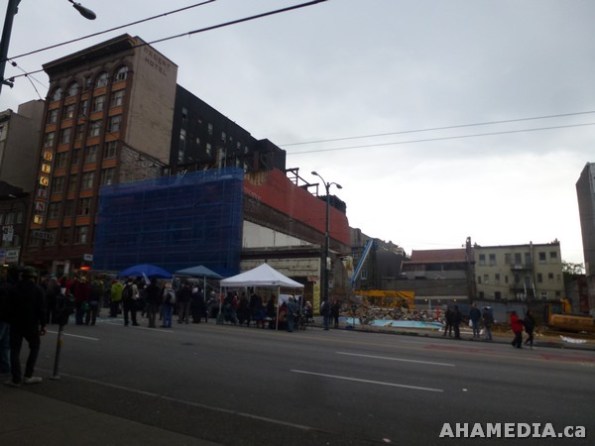 66 AHA MEDIA films at DTES Block Party to Block Condos in Vancouver