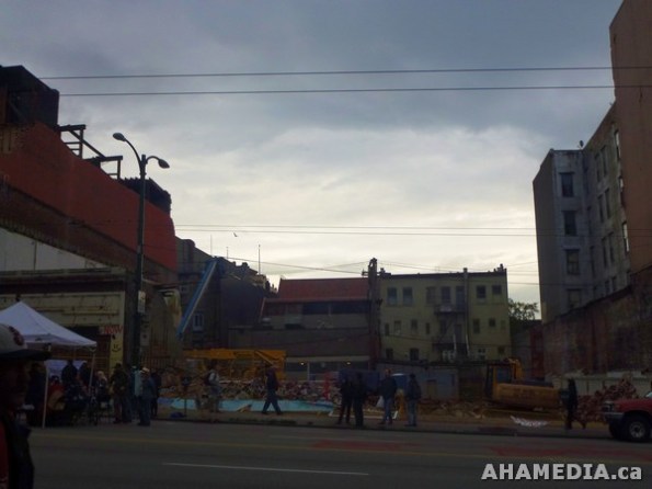 67 AHA MEDIA films at DTES Block Party to Block Condos in Vancouver
