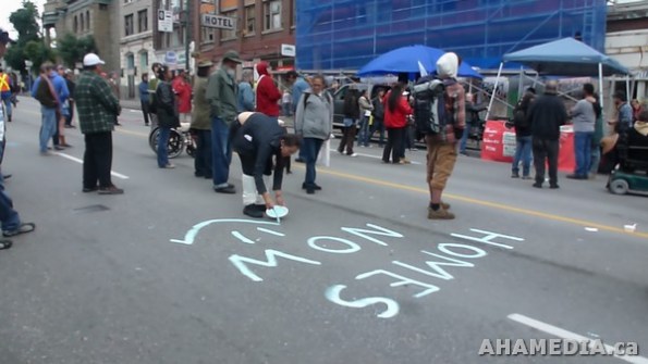 7 AHA MEDIA films at DTES Block Party to Block Condos in Vancouver