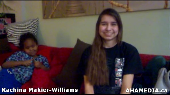 6 April of AHA MEDIA speaks with  Kachina Makier-Williams of 30 Hour Fast for Idle No More in Vancouv