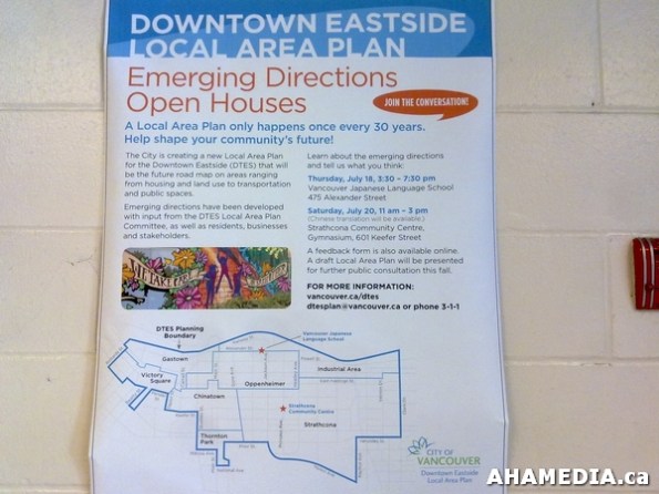 3 AHA MEDIA at DTES LAP Open House in Strathcona, Vancouver