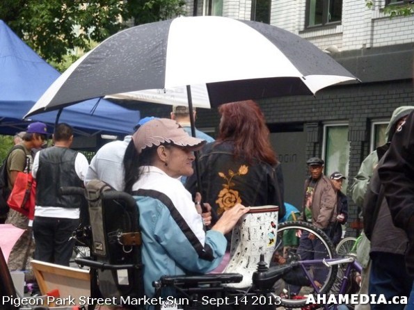 43 AHA MEDIA at Pigeon Park Street Market on Sun Sept 14, 2013 in Vancouver DTES