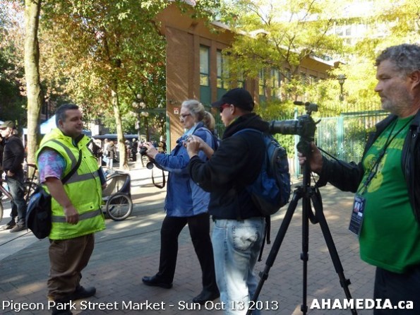 149 AHA MEDIA at Pigeon Park Street Market - Suct 13 2013 in Vancouver DTES