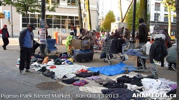22 AHA MEDIA at Pigeon Park Street Market - Suct 13 2013 in Vancouver DTES