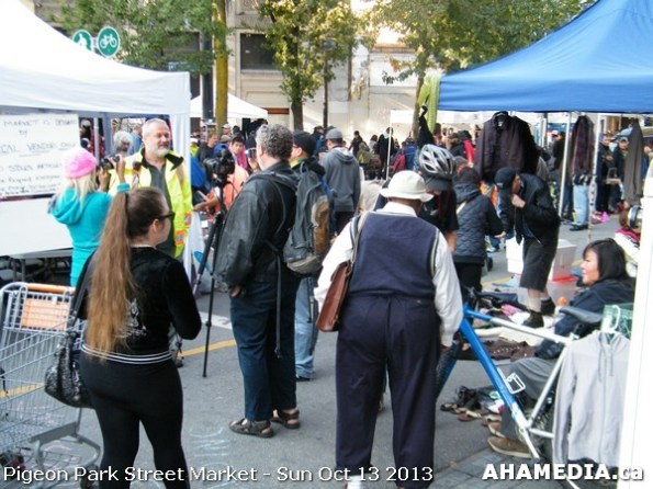 222 AHA MEDIA at Pigeon Park Street Market - Suct 13 2013 in Vancouver DTES