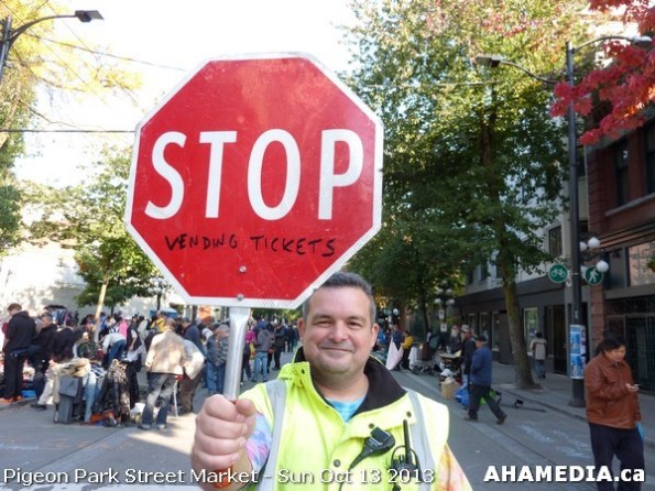 98 AHA MEDIA at Pigeon Park Street Market - Suct 13 2013 in Vancouver DTES