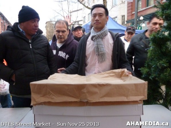 20 AHA MEDIA at Pigeon Park Street Market in Vancouver DTES Sunday Nov 24, 2013