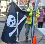 1 AHA MEDIA sees Pirate Flag at DTES Street Market in Vancouver
