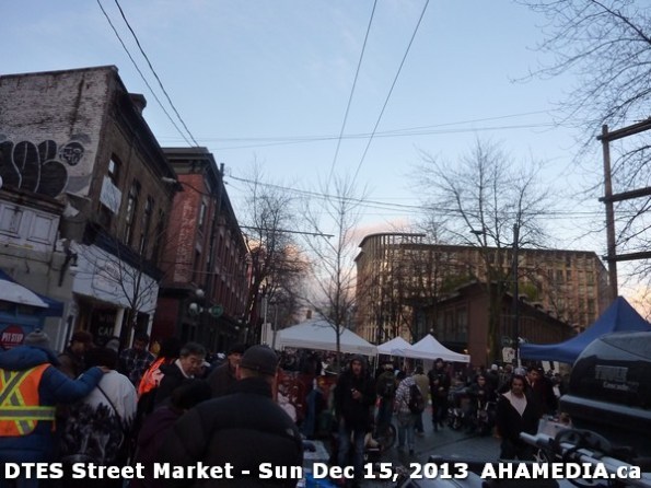 109 AHA MEDIA at DTES Street Market in Vancouver - Sun Dec 15, 2013