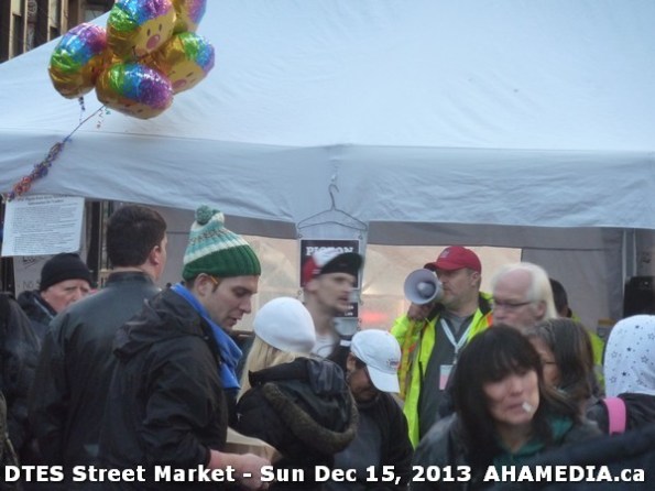 111 AHA MEDIA at DTES Street Market in Vancouver - Sun Dec 15, 2013