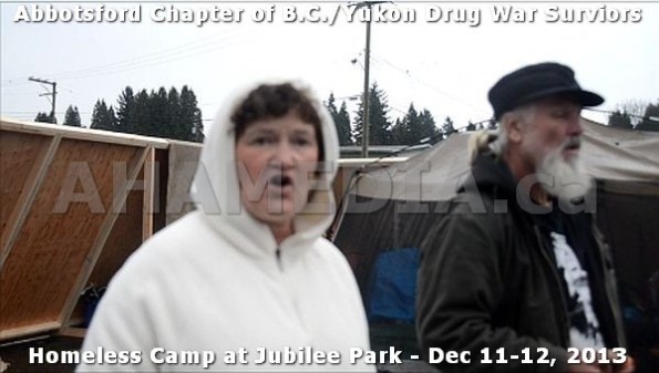 20 AHA MEDIA at BC Yukon Drug War Survivors Homeless Standoff in Jubilee Park, Abbotsford, B.C.