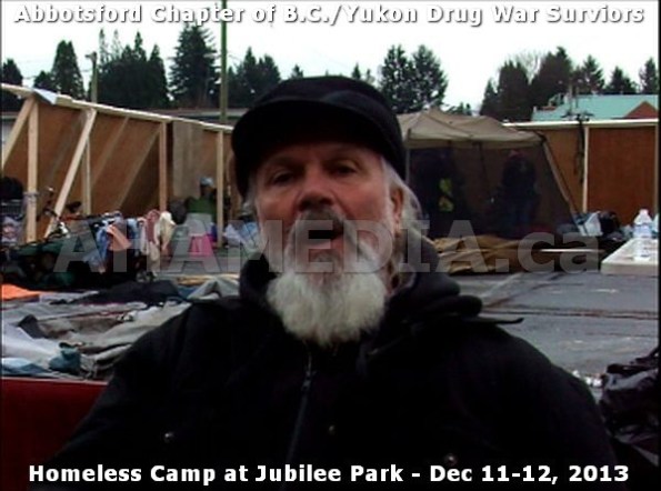 4 AHA MEDIA at BC Yukon Drug War Survivors Homeless Standoff in Jubilee Park, Abbotsford, B.C.