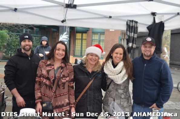 62 AHA MEDIA at DTES Street Market in Vancouver - Sun Dec 15, 2013