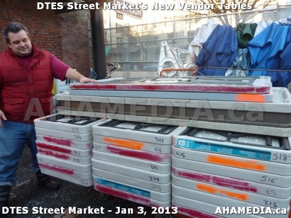 29 AHA MEDIA sees DTES Street Market new vendor tables in Vancouver on Jan 3, 2013