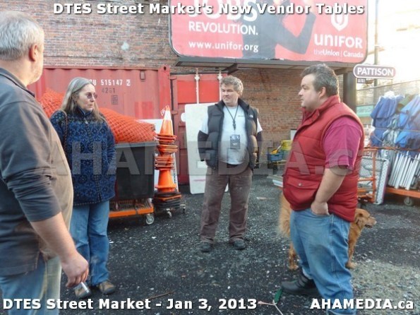 5 AHA MEDIA sees DTES Street Market new vendor tables in Vancouver on Jan 3, 2013