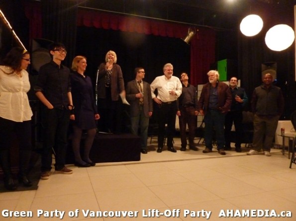 20 AHA MEDIA at  Green Party of Vancouver Lift-Off Party on Wed March 5, 2014