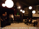 47 AHA MEDIA at  Green Party of Vancouver Lift-Off Party on Wed March 5, 2014