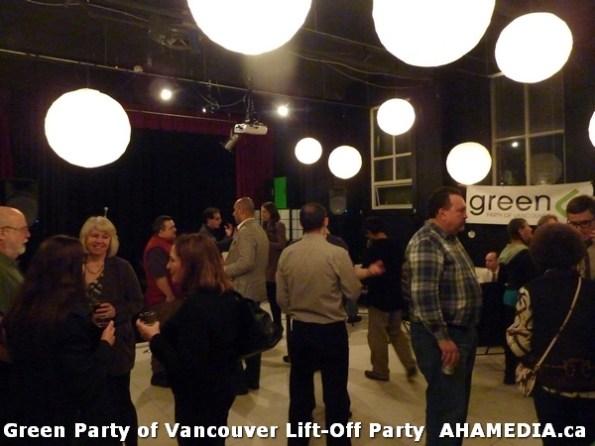 78 AHA MEDIA at  Green Party of Vancouver Lift-Off Party on Wed March 5, 2014
