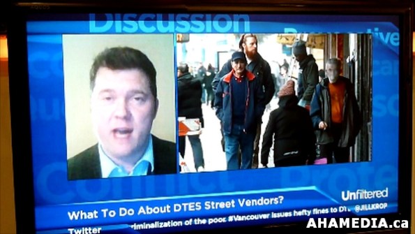 55 AHA MEDIA at Roland Clarke, Doug King, Wes Regan on DTES Street Market and Vending Tickets with Jil