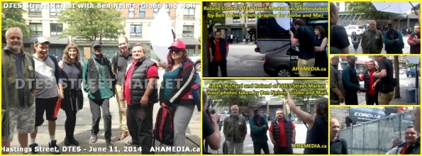 0 Cover of DTES Street Market with Ben Nelms of Globe and Mail newspaper