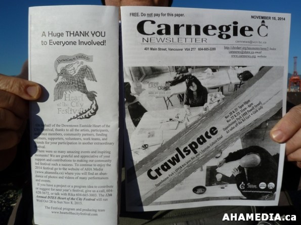 2 AHA MEDIA thanks Heart of the City Festival 2014 in Vancouver