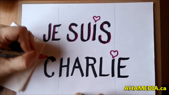 Garvin Snider of AHA MEDIA Je Suis Charlie in Vancouver 1 (2)