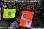 36 AHA MEDIA at 25th Annual Women’s Memorial March on Feb 14, 2015 in Vancouver DTES
