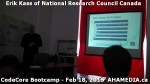 5 AHA MEDIA at Erik Kass of National Research Council of Canada talk at CodeCoreBootcamp – Feb 18,&nbsp;20