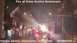 15 AHA MEDIA at Fire at Daisy Garden restaurant in Chinatown, Vancouver April 21,&nbsp;2015