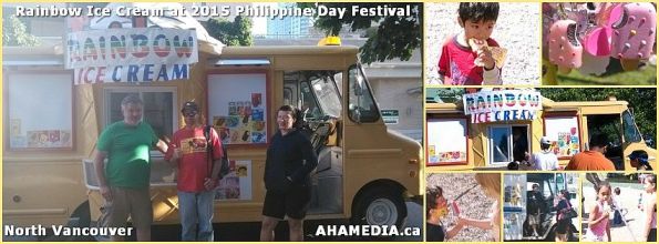 0 rainbow ice cream at mv philipine day fest north van