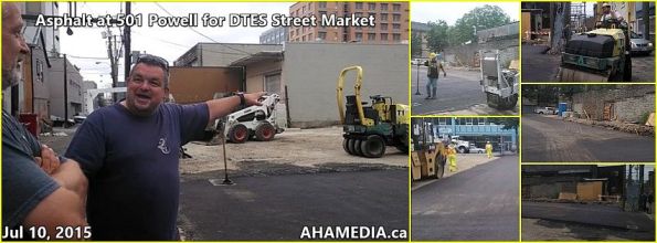 0 Asphalt at 501 Powell for DTES Street Market on Jul 10, 2015 in Vancouver