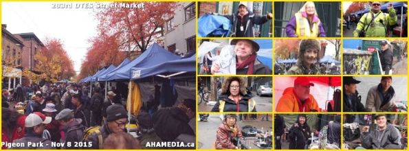 0 AHA MEDIA at 283rd DTES Street Market in Vancouver on Nov 8 2015