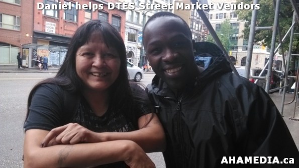 4 AHA MEDIA sees Daniel helping DTES Street Market vendors