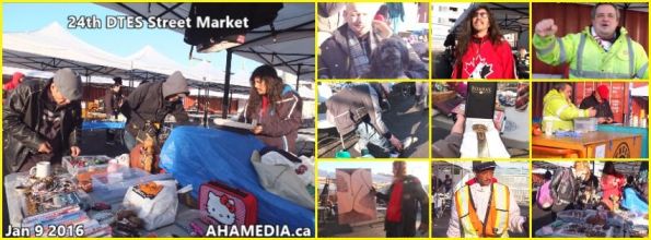 0 AHA MEDIA at 24th DTES Street Market at 501 Powell St in Vancouver on Jan 9 2016